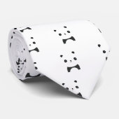 Friedlich Panda Krawatte (Gerollt)