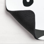 Friedlich Panda Mousepad (Ecke)