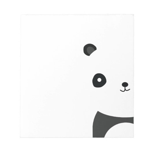 Friedlich Panda Notizblock (Vorderseite)