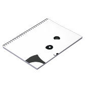 Friedlich Panda Notizblock (Linke Seite)