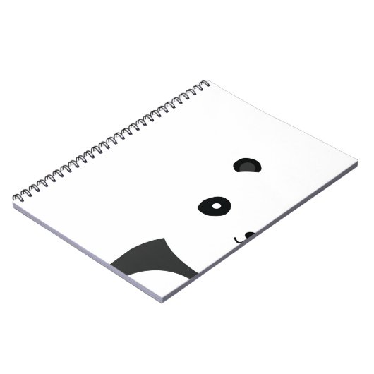 Friedlich Panda Notizblock (Linke Seite)