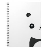 Friedlich Panda Notizblock (Vorderseite)