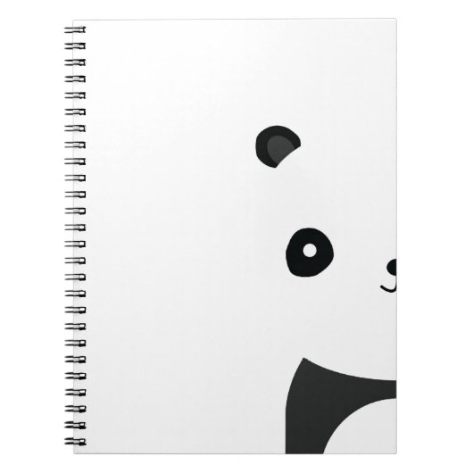 Friedlich Panda Notizblock (Vorderseite)