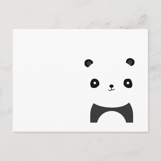 Friedlich Panda Postkarte (Vorderseite)