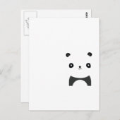 Friedlich Panda Postkarte (Vorne/Hinten)