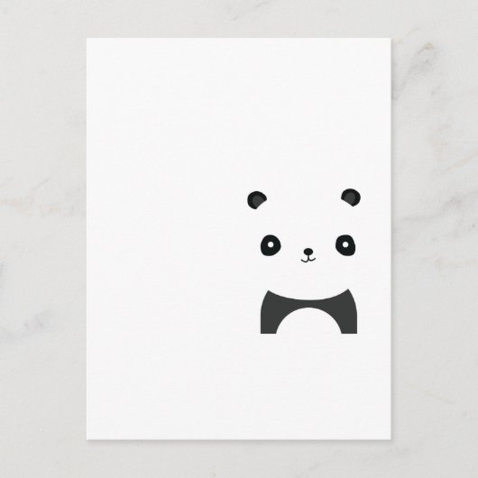 Friedlich Panda Postkarte (Vorderseite)