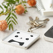 Friedlich Panda Schlüsselanhänger (Seite)