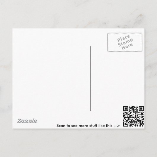 Friedlich Pitbull Postkarte (Rückseite)