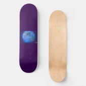 Friedlich Planet Skateboard (Vorderseite)