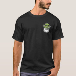 Friedlich Pocket Alien T-Shirt