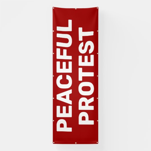 Friedlich Protestbanner Banner (Vertikal)