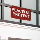 Friedlich Protestbanner Banner (Äußeres Gebäude)