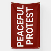 Friedlich Protestbanner Banner (Vertikal)