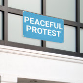 Friedlich Protestbanner Banner (Äußeres Gebäude)