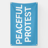 Friedlich Protestbanner Banner (Vertikal)