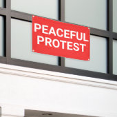 Friedlich Protestbanner Banner (Äußeres Gebäude)
