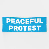 Friedlich Protestbanner Banner (Horizontal)