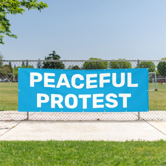 Friedlich Protestbanner Banner (InSitu)