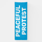 Friedlich Protestbanner Banner (Vertikal)