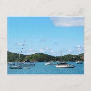 Friedlich Sea St. Thomas Postkarte