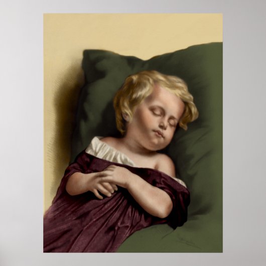 "Friedlich Sleep" Vintage Poster (Vorne)