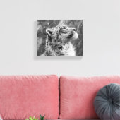 Friedlich Snow Leopard Leinwanddruck (Insitu (Wohnzimmer))