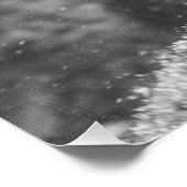 Friedlich Snow Leopard Poster (Ecke)