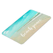 Friedlich türkis Sky Beach Seascape Magnet (Linke Seite)