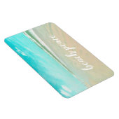 Friedlich türkis Sky Beach Seascape Magnet (Rechte Seite)