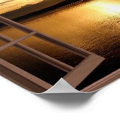 Friedlich und Serene Calm Waters Poster (Ecke)