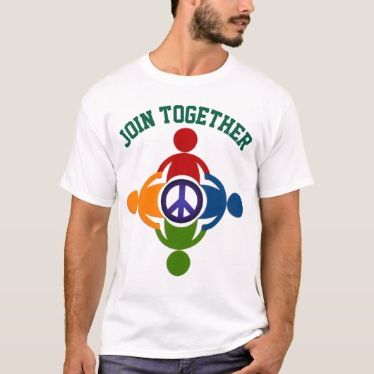 Friedlich vereint sein T-Shirt (Vorderseite)