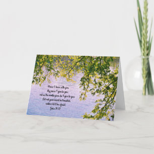 Friedlich Waters Scripture Card John 14:27 Karte
