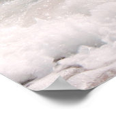 Friedlich Waves Blue Green Sea Beach Fotografie Poster (Ecke)
