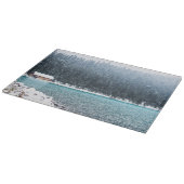 Friedlich Winter (Lake Louise) Kissenfall Schneidebrett (Ecke)