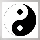 Friedlich Yin Yang Poster (Vorne)