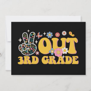 Friedliche 3. Klasse Groovy letzten Schultag Einladung