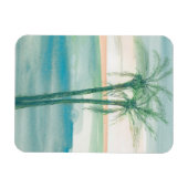 Friedliche Abenddämmerung tropisch Magnet (Horizontal)