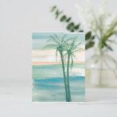 Friedliche Abenddämmerung tropisch Postkarte (Stehend Vorderseite)