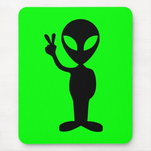 Friedliche Alien Mousepad (Vorne)