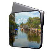 Friedliche Ansicht Laptopschutzhülle (Vorderseite Links)