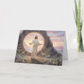 Friedliche Auferstehung Jesu Christi Karte (Vorderseite)