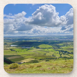 Friedliche Aussicht von Pendle Hill... Getränkeuntersetzer