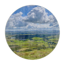 Friedliche Aussicht von Pendle Hill...