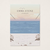 Friedliche Beach Theme-Netzwerkkarte (Vorderseite)