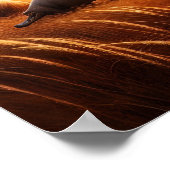 Friedliche Begegnung: Zwei Aardvark im idyllischen Poster (Ecke)