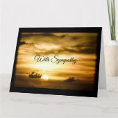 Friedliche Beileid- oder Condolence-Karte Karte (Vorderseite)