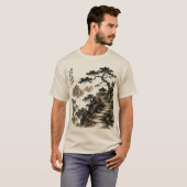 Friedliche Berglandschaft T-Shirt (Vorne ganz)