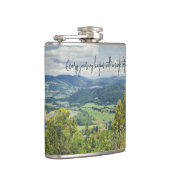 Friedliche Bergsicht Flachmann (Rechts)