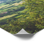 Friedliche Bergsicht Poster (Ecke)