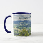 Friedliche Bergsicht Tasse (Links)